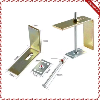 Leipupa Đáy Bồn Rửa 2 Miếng Gốm Sứ Kẹp Chân Đế Dây Buộc Chậu Rửa Phòng Tắm & Nhà Bếp Giá chỉ 85.800đ 4