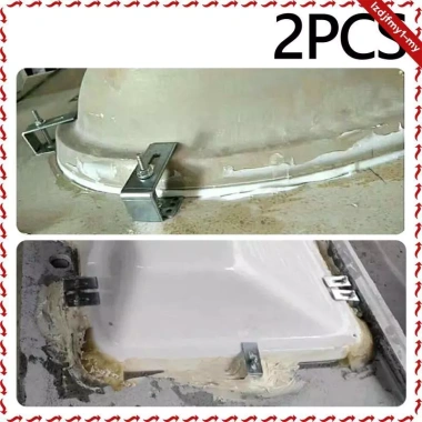 Leipupa Đáy Bồn Rửa 2 Miếng Gốm Sứ Kẹp Chân Đế Dây Buộc Chậu Rửa Phòng Tắm & Nhà Bếp Giá chỉ 85.800đ 6