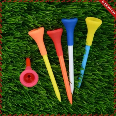 Leipupa Golf Tee Nhựa 5 Gói - Nhiều Màu, Kích Thước Khác Nhau Cho Thảm Tập Luyện