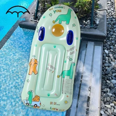 Leipupa Kids Ván lướt sóng bơm hơi PVC - Nhẹ, dày, tay cầm di động, giá 229.900₫