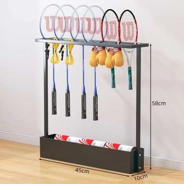 Leipupa vợt tennis cầu lông, kệ lưu trữ gậy bi-a - cho gym gia đình, giá 323.400 VND 3