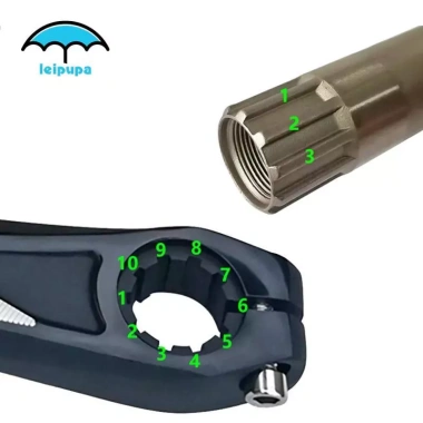 Leiputa Tay Quay Trái Xe Đạp Hợp Kim Nhôm 170mm - Giá Ưu Đãi 258.500 VND