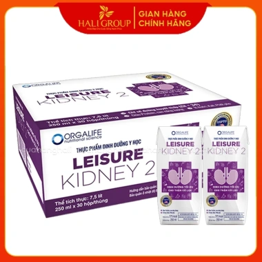 Leisure Kidney 2 - Súp Uống Dinh Dưỡng Cho Thận Có Lọc, Thùng 30 Hộp Giá Ưu Đãi 1.590.000 VNĐ Leisure Kidney 2 - Súp Uống Dinh Dưỡng Cho Thận Có Lọc, Thùng 30 Hộp Giá Ưu Đãi 1.590.000 VNĐ