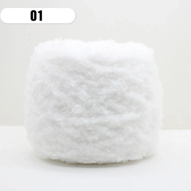Len Bông Xù 40 Màu cuộn 100g - Đa sắc, mềm mại, giá ưu đãi 33.440 VND, thích hợp DIY 10