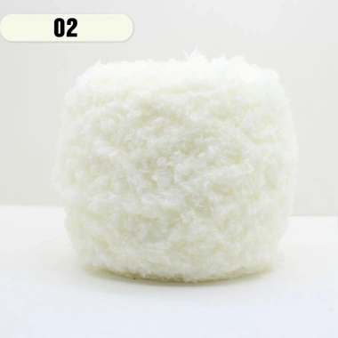 Len Bông Xù 40 Màu cuộn 100g - Đa sắc, mềm mại, giá ưu đãi 33.440 VND, thích hợp DIY 11