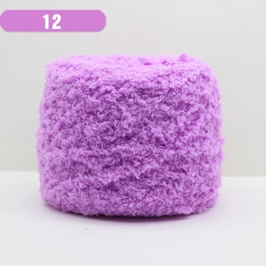 Len Bông Xù 40 Màu cuộn 100g - Đa sắc, mềm mại, giá ưu đãi 33.440 VND, thích hợp DIY 21