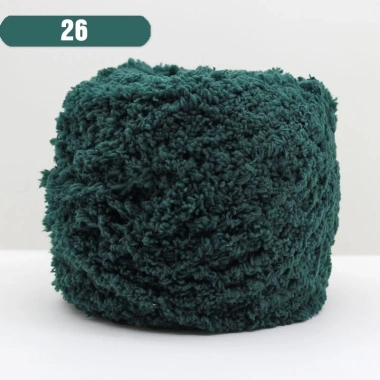 Len Bông Xù 40 Màu cuộn 100g - Đa sắc, mềm mại, giá ưu đãi 33.440 VND, thích hợp DIY 34