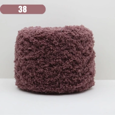 Len Bông Xù 40 Màu cuộn 100g - Đa sắc, mềm mại, giá ưu đãi 33.440 VND, thích hợp DIY 45