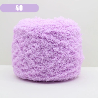 Len Bông Xù 40 Màu cuộn 100g - Đa sắc, mềm mại, giá ưu đãi 33.440 VND, thích hợp DIY 47