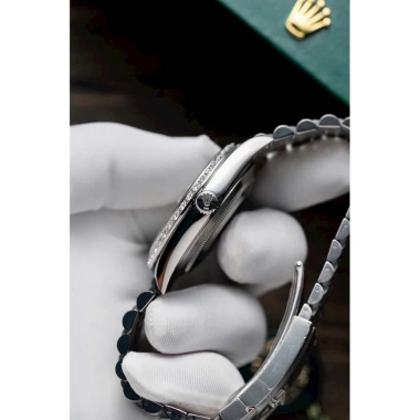 Lên kim cương Moiss A Zai VIP - Thép 904L, kính sapphire 41mm Rolex Day, 14,5 triệu 4