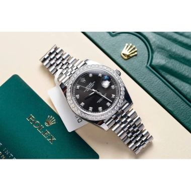 Lên kim cương Moiss A Zai VIP - Thép 904L, kính sapphire 41mm Rolex Day, 14,5 triệu 5