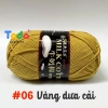Len Milk Cotton 125gr Loại 1 Mã 01‑50 – Giá ưu đãi 61.600₫, mềm mịn, thấm hút 14