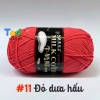 Len Milk Cotton 125gr Loại 1 Mã 01‑50 – Giá ưu đãi 61.600₫, mềm mịn, thấm hút 18