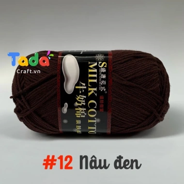 Len Milk Cotton 125gr Loại 1 Mã 01‑50 – Giá ưu đãi 61.600₫, mềm mịn, thấm hút 19
