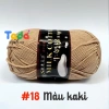 Len Milk Cotton 125gr Loại 1 Mã 01‑50 – Giá ưu đãi 61.600₫, mềm mịn, thấm hút 25