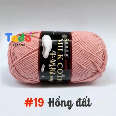 Len Milk Cotton 125gr Loại 1 Mã 01‑50 – Giá ưu đãi 61.600₫, mềm mịn, thấm hút 26