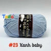 Len Milk Cotton 125gr Loại 1 Mã 01‑50 – Giá ưu đãi 61.600₫, mềm mịn, thấm hút 30