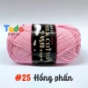 Len Milk Cotton 125gr Loại 1 Mã 01‑50 – Giá ưu đãi 61.600₫, mềm mịn, thấm hút 32