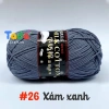 Len Milk Cotton 125gr Loại 1 Mã 01‑50 – Giá ưu đãi 61.600₫, mềm mịn, thấm hút 33