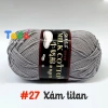 Len Milk Cotton 125gr Loại 1 Mã 01‑50 – Giá ưu đãi 61.600₫, mềm mịn, thấm hút 34