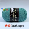 Len Milk Cotton 125gr Loại 1 Mã 01‑50 – Giá ưu đãi 61.600₫, mềm mịn, thấm hút 49