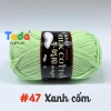 Len Milk Cotton 125gr Loại 1 Mã 01‑50 – Giá ưu đãi 61.600₫, mềm mịn, thấm hút 53