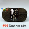 Len Milk Cotton 125gr Loại 1 Mã 01‑50 – Giá ưu đãi 61.600₫, mềm mịn, thấm hút 57