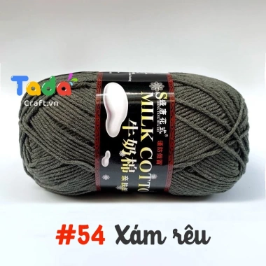 Len Milk Cotton 125gr Loại 1 Mã 51-103 - Mềm mịn, thấm hút, Giá chỉ 61.600₫ 12