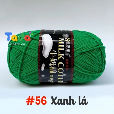 Len Milk Cotton 125gr Loại 1 Mã 51-103 - Mềm mịn, thấm hút, Giá chỉ 61.600₫ 14