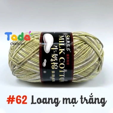Len Milk Cotton 125gr Loại 1 Mã 51-103 - Mềm mịn, thấm hút, Giá chỉ 61.600₫ 20