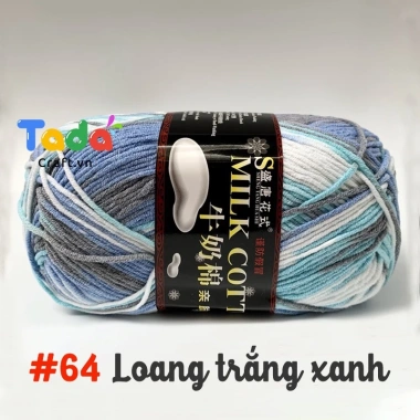 Len Milk Cotton 125gr Loại 1 Mã 51-103 - Mềm mịn, thấm hút, Giá chỉ 61.600₫ 22