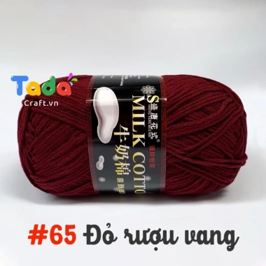 Len Milk Cotton 125gr Loại 1 Mã 51-103 - Mềm mịn, thấm hút, Giá chỉ 61.600₫ 23