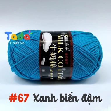 Len Milk Cotton 125gr Loại 1 Mã 51-103 - Mềm mịn, thấm hút, Giá chỉ 61.600₫ 25