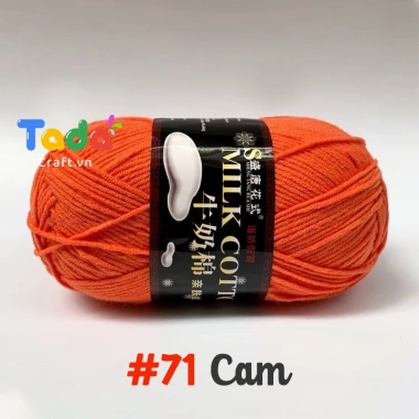 Len Milk Cotton 125gr Loại 1 Mã 51-103 - Mềm mịn, thấm hút, Giá chỉ 61.600₫ 29