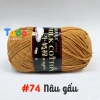 Len Milk Cotton 125gr Loại 1 Mã 51-103 - Mềm mịn, thấm hút, Giá chỉ 61.600₫ 32