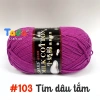 Len Milk Cotton 125gr Loại 1 Mã 51-103 - Mềm mịn, thấm hút, Giá chỉ 61.600₫ 39