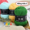 Len Milk Cotton Mác Đen Cuộn 50g (Mã 51-86) - Giá chỉ 19.360₫, giảm tới 20%