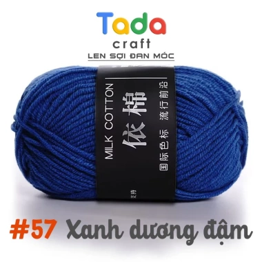 Len Milk Cotton Mác Đen Cuộn 50g (Mã 51-86) - Giá chỉ 19.360₫, giảm tới 20% 16