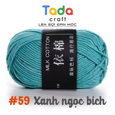 Len Milk Cotton Mác Đen Cuộn 50g (Mã 51-86) - Giá chỉ 19.360₫, giảm tới 20% 18