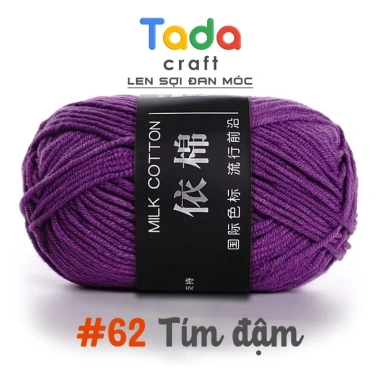 Len Milk Cotton Mác Đen Cuộn 50g (Mã 51-86) - Giá chỉ 19.360₫, giảm tới 20% 21