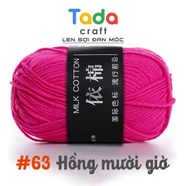 Len Milk Cotton Mác Đen Cuộn 50g (Mã 51-86) - Giá chỉ 19.360₫, giảm tới 20% 22