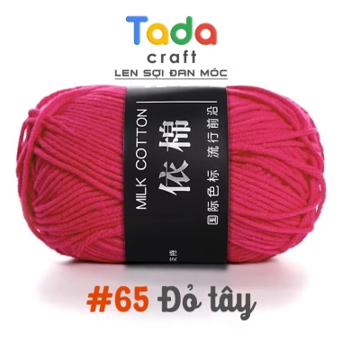 Len Milk Cotton Mác Đen Cuộn 50g (Mã 51-86) - Giá chỉ 19.360₫, giảm tới 20% 24