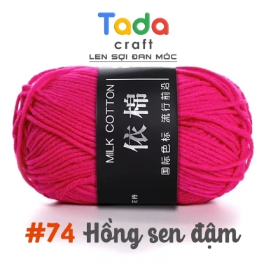 Len Milk Cotton Mác Đen Cuộn 50g (Mã 51-86) - Giá chỉ 19.360₫, giảm tới 20% 33