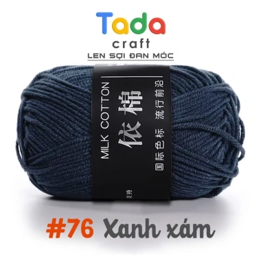 Len Milk Cotton Mác Đen Cuộn 50g (Mã 51-86) - Giá chỉ 19.360₫, giảm tới 20% 35