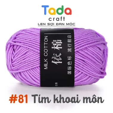 Len Milk Cotton Mác Đen Cuộn 50g (Mã 51-86) - Giá chỉ 19.360₫, giảm tới 20% 40
