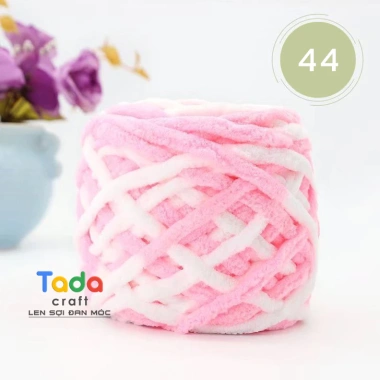 Len Nhung Đũa Màu Loang Sợi To Nhẹ Mềm Mại Cuộn 100g - Giá chỉ 26.400đ 21