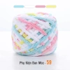 Len Nhung Đũa Màu Loang Sợi To Nhẹ Mềm Mại Cuộn 100g - Giá chỉ 26.400đ 37