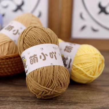 Len nhung gấu 50g sợi 2mm - Độ mềm mịn, dễ móc, làm thú bông siêu dễ dàng 4