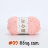 Len nhung gấu 50g sợi 2mm - Độ mềm mịn, dễ móc, làm thú bông siêu dễ dàng 12