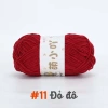 Len nhung gấu 50g sợi 2mm - Độ mềm mịn, dễ móc, làm thú bông siêu dễ dàng 14